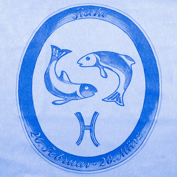 Bettwäsche "Fische" hellblau, 2-tlg.